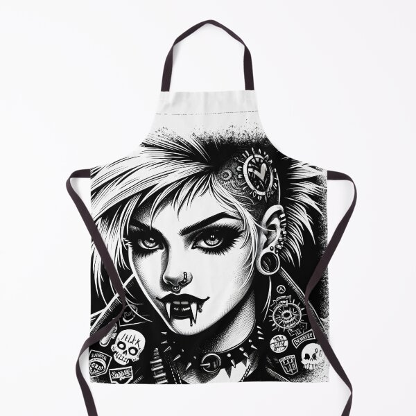 Item preview, Ink Drawing of a Punk Vampire designed and sold by Truck Stop One.