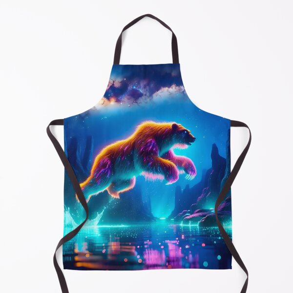 Item preview, Blacklight Style Cave Bear Luminous Leap - Prehistoric designed and sold by Matt's Artificial Nature.