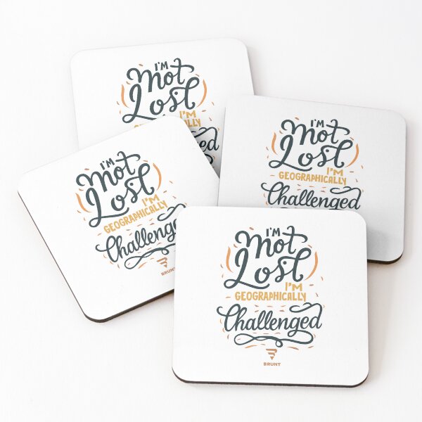 Item preview, I'm not lost, I'm geographically challenged Tee. The perfect companion for your outdoor adventures designed and sold by BRUNTadventures.