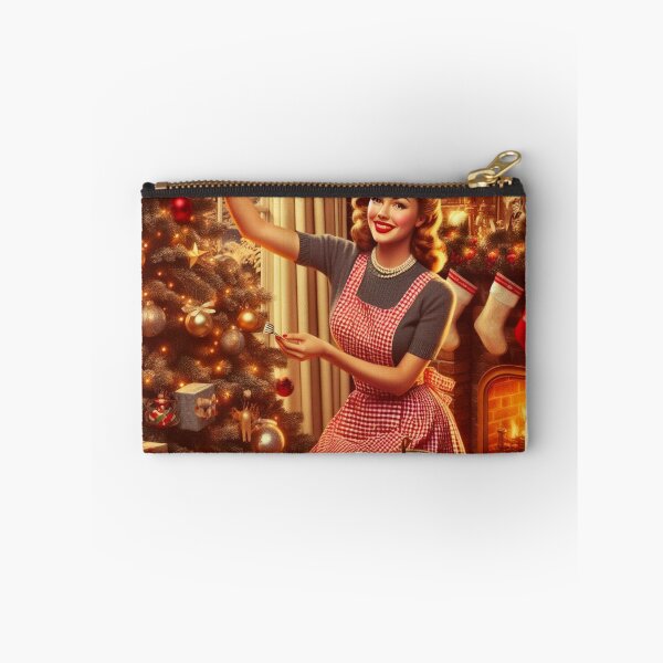 Item preview, 50s style Christmas decorating the tree designed and sold by SeeingBeyond.