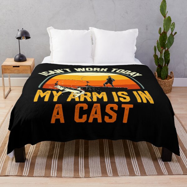 Item preview, Fisherman I Can't Work Today My Arm Is in Cast Funny Fishing designed and sold by donvector.