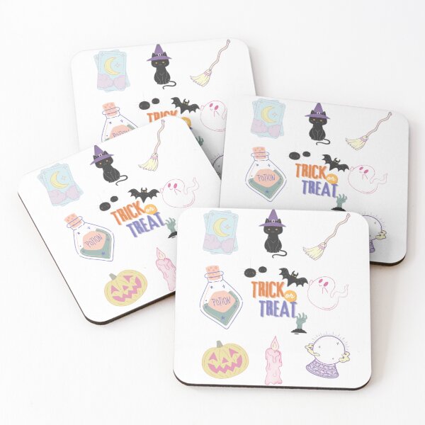 Item preview, Spooky Delights: A Ghostly Birthday Bash with Cute Cats and Creepy Treats designed and sold by ArtVibes Hub ⭐⭐⭐⭐⭐.