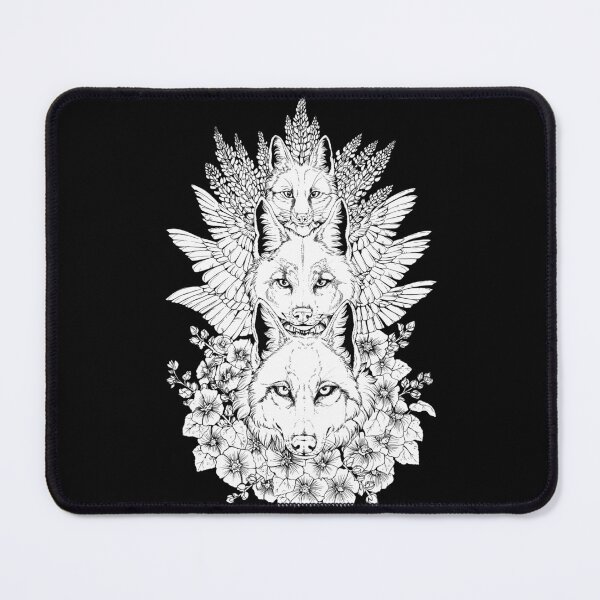 Item preview, Heraldry Canidae - Black and White designed and sold by Kellie Lamphere.