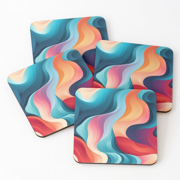 Item preview, Bright Abstract Wave | Modern Aesthetic |  designed and sold by Qoupy.