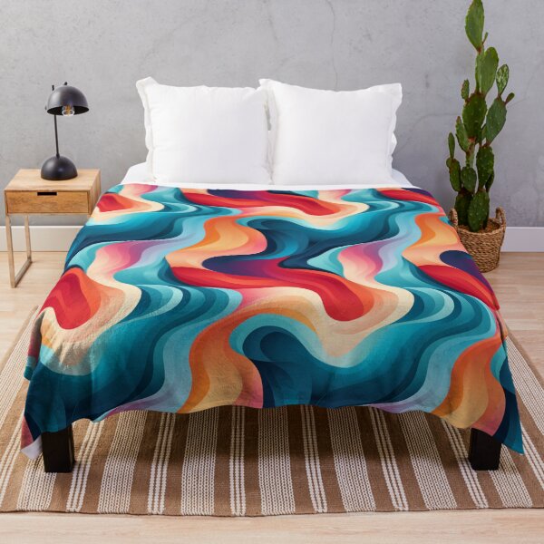 Item preview, Bright Abstract Wave | Modern Aesthetic |  designed and sold by Qoupy.
