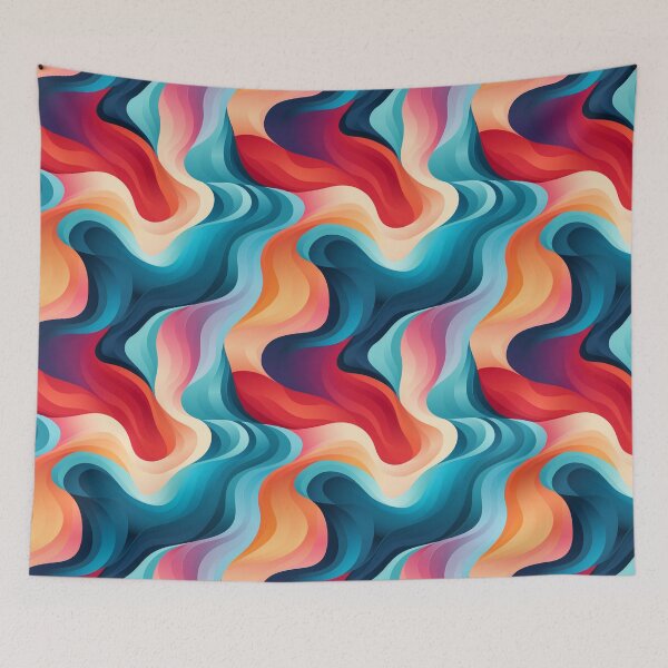 Item preview, Bright Abstract Wave | Modern Aesthetic |  designed and sold by Qoupy.