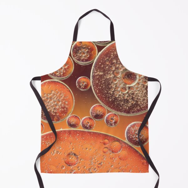 Item preview, abstract oil drops golden blurred backround designed and sold by Delicarte.