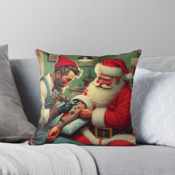 Aperçu de l'œuvre Style Rockwell du Père Noël créée et vendue par SeeingBeyond.
