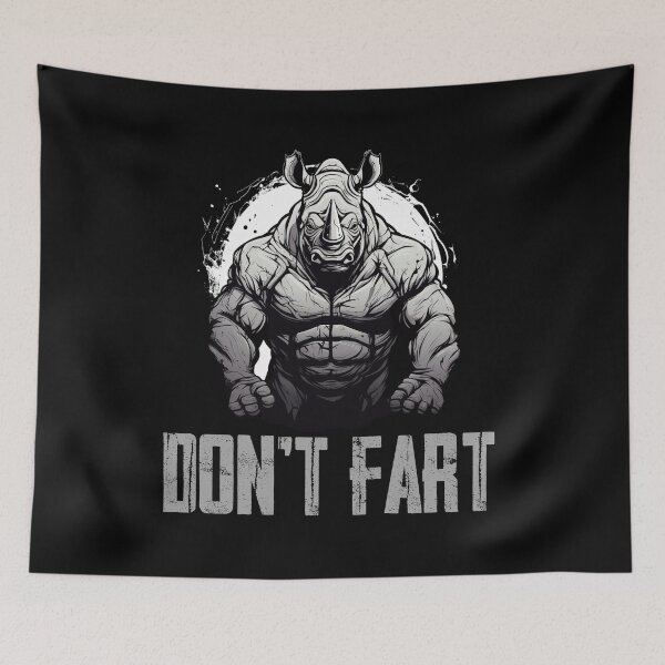 Item preview, Don't Fart Funny Weight Lifting Gym Workout Fitness designed and sold by rynnzz.