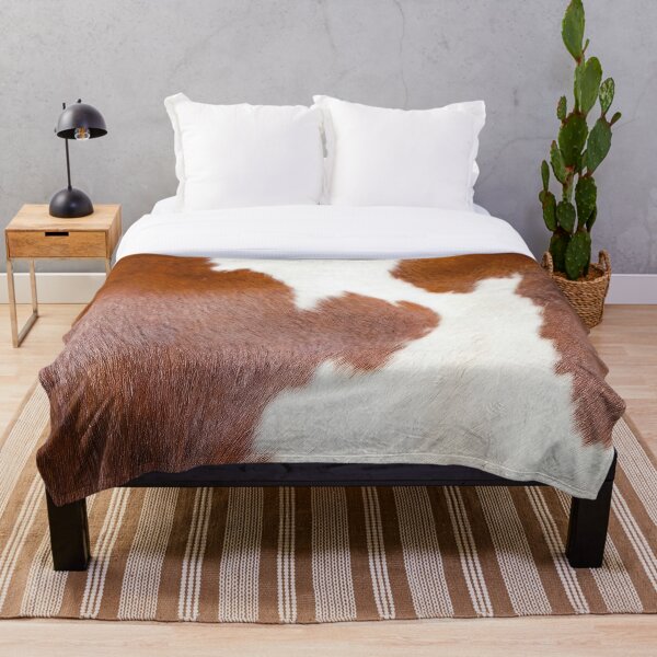 Item preview, Brown and white cow hide - animal skin texture designed and sold by Daydreamsatdawn.