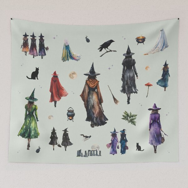Item preview, Sage Cottagecore Witches by Lyra the Lavender Witch designed and sold by Lyra The Lavender Witch.
