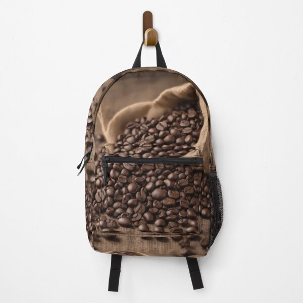 Item preview, Rich, aromatic coffee beans in a rustic burlap sack designed and sold by Sadia Jannat.