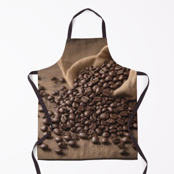 Item preview, Rich, aromatic coffee beans in a rustic burlap sack designed and sold by Sadia Jannat.