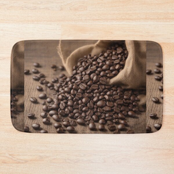 Item preview, Rich, aromatic coffee beans in a rustic burlap sack designed and sold by Sadia  Jannat.