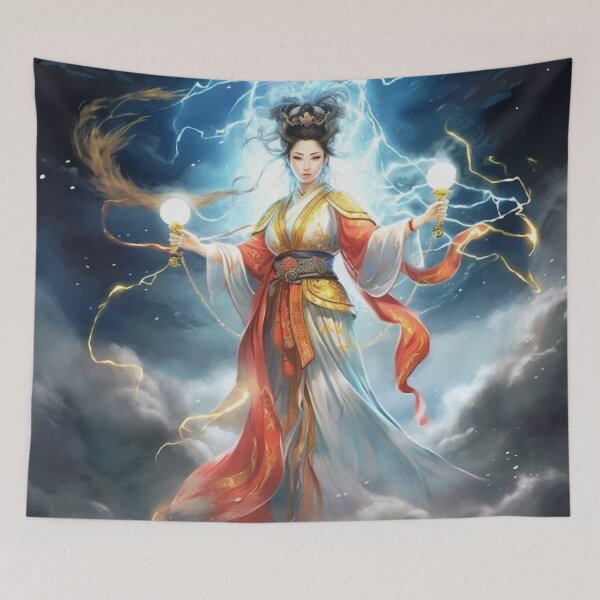 Item preview, Dianmu - the Goddess of Lightning designed and sold by Bring Back Culture.