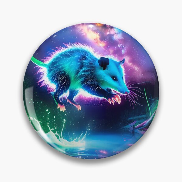 Item preview, Blacklight Style Possum Luminous Leap designed and sold by Matt's Artificial Nature.