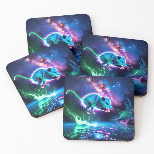 Item preview, Blacklight Style Possum Luminous Leap designed and sold by Matt's Artificial Nature.
