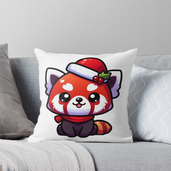 Item preview, Red panda santa  designed and sold by Wxjtecki.