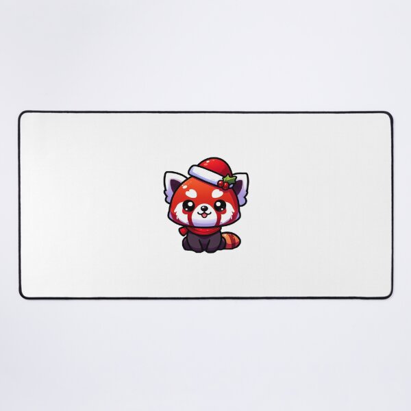 Item preview, Red panda santa  designed and sold by Wxjtecki.