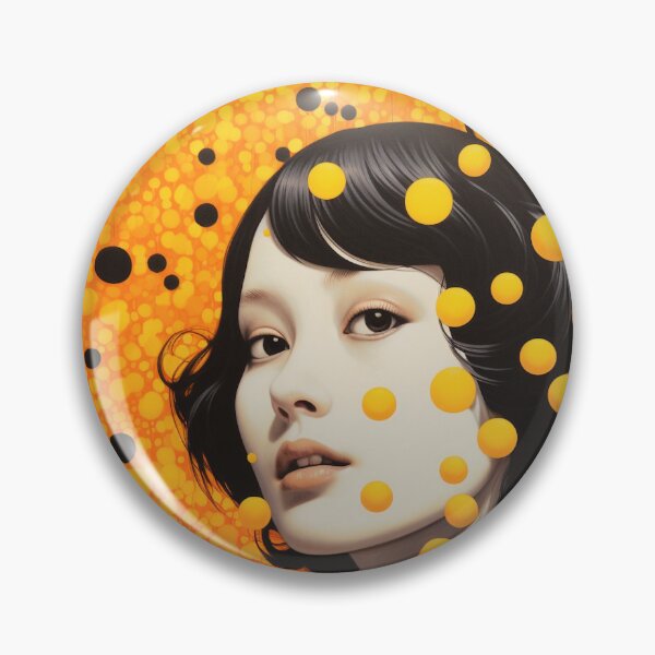 Item preview, A GIRL WITH YELLOW POLKA DOTS designed and sold by infinitearte.