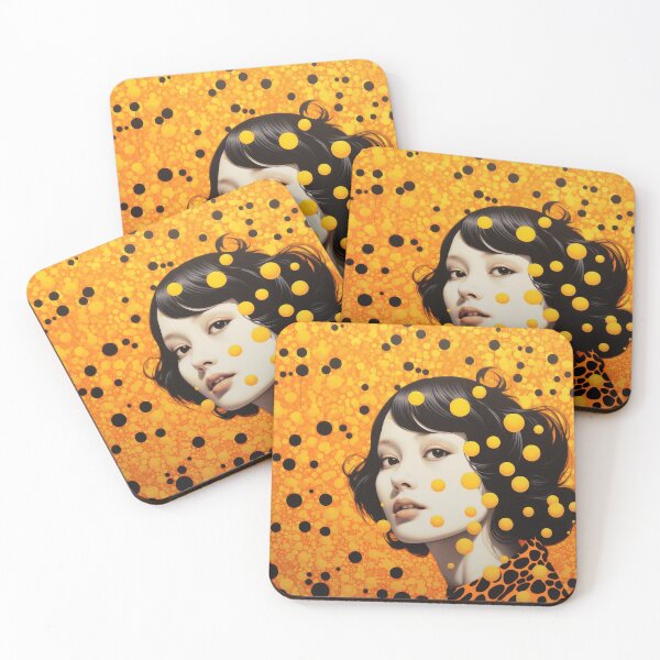 Item preview, A GIRL WITH YELLOW POLKA DOTS designed and sold by infinitearte.