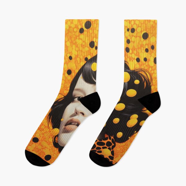 Item preview, A GIRL WITH YELLOW POLKA DOTS designed and sold by infinitearte.