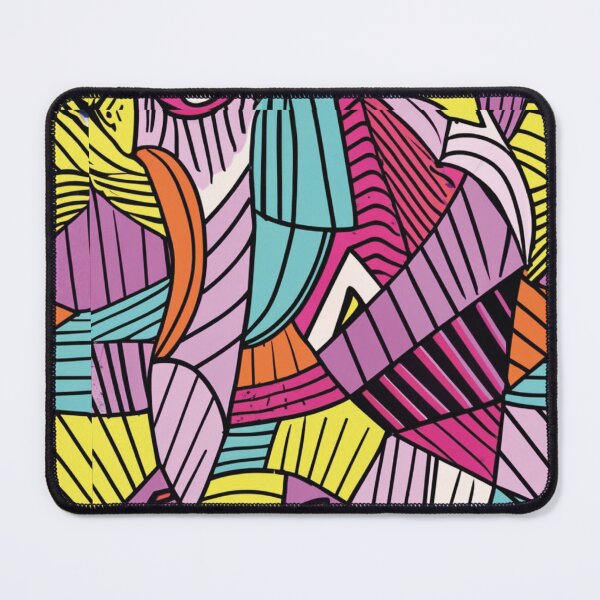 Item preview, Artistic colorful pattern in pop art style designed and sold by LuckyFamily.