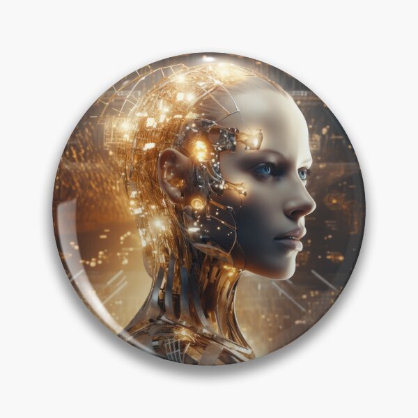 Item preview, Profile of a Futuristic Android, Profile of a Futuristic Android designed and sold by GabbyKI261.
