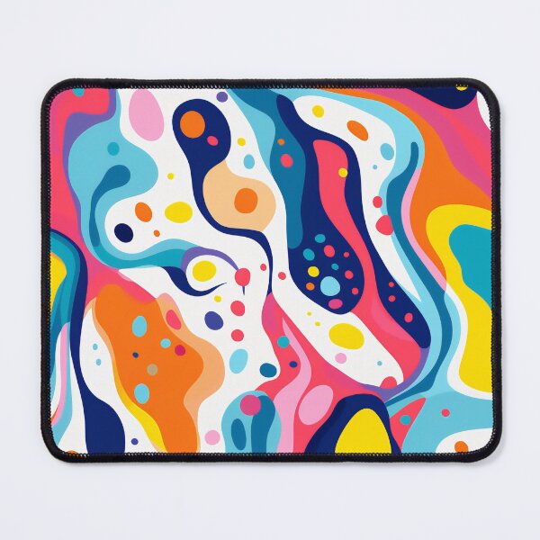 Item preview, Color magic in contrast - pink, white and blue in a dynamic progression designed and sold by malerliebe.
