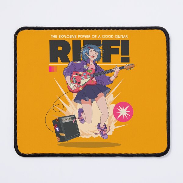 Artikelvorschau, Anime-Gitarrenriff-Mädchen entworfen und verkauft von B-Sharp-.