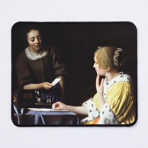Item preview, johannes vermeer famous painting designed and sold by marti-oryo.