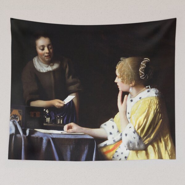 Item preview, johannes vermeer famous painting designed and sold by marti-oryo.