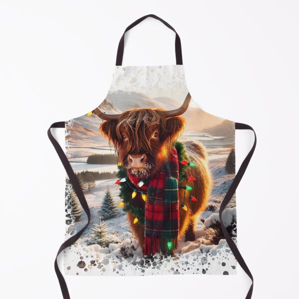 Item preview, Christmas Highland Cow designed and sold by Truck Stop One.