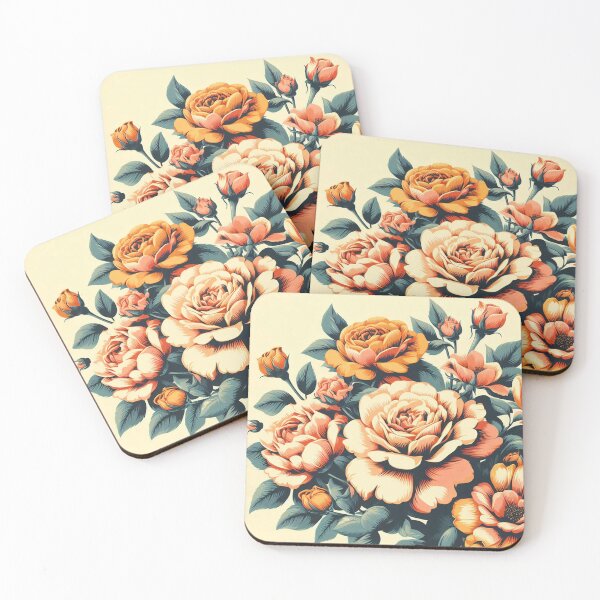 Item preview, Vintage Rose Flowers designed and sold by vectcd.