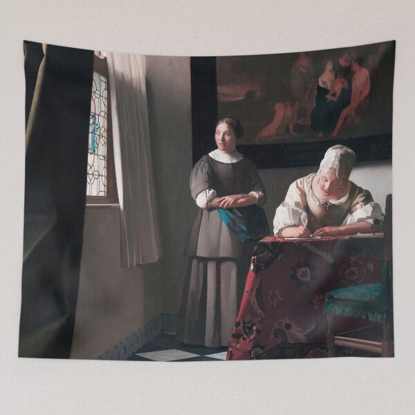 Item preview, johannes vermeer famous painting designed and sold by marti-oryo.