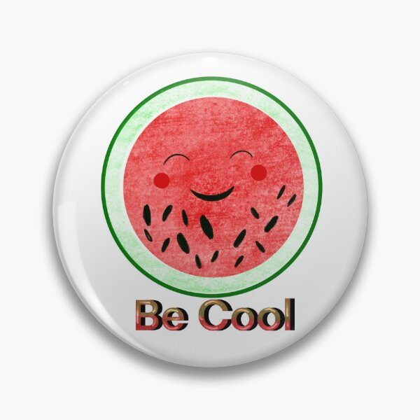 Item preview, Be Cool Round cut Watermelon kawaii  designed and sold by altairaleon.