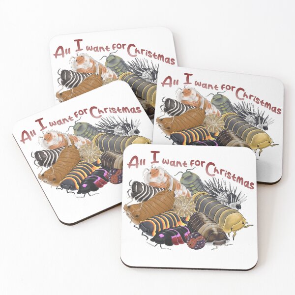 Item preview, All I want for Christmas (without hats) designed and sold by Pods-n-Pugs.