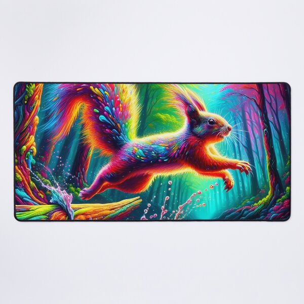 Item preview, Psychedelic Squirrel Leap designed and sold by Matt's Artificial Nature.