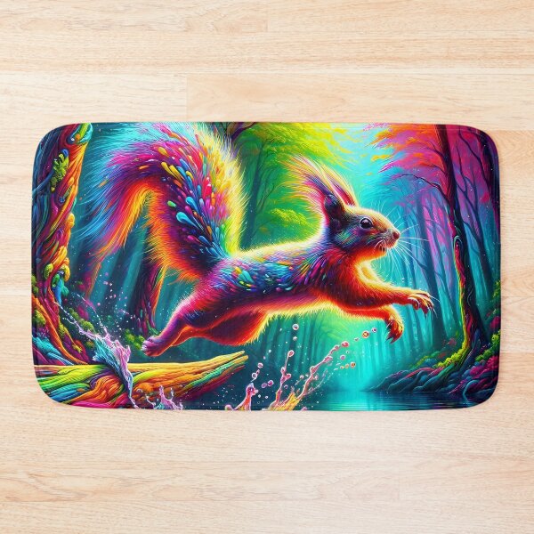 Item preview, Psychedelic Squirrel Leap designed and sold by Matt's Artificial Nature.
