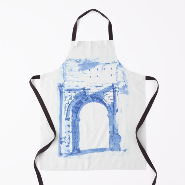 Item preview, Blue Roman Arch Watercolor designed and sold by WillowNox7.