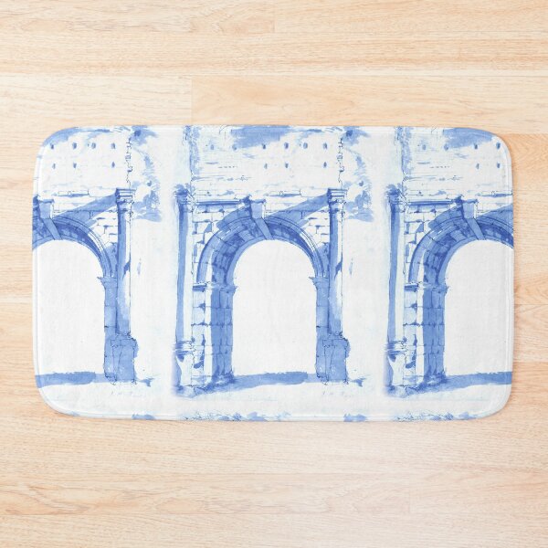 Item preview, Blue Roman Arch Watercolor designed and sold by WillowNox7.