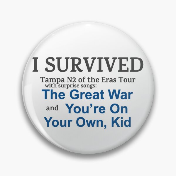 Item preview, eras tour the great war and you're on your own, kid designed and sold by Emmaslayman.
