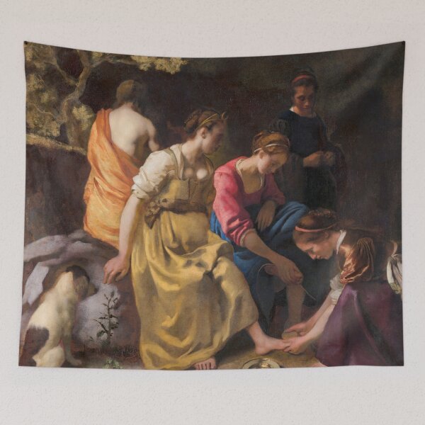Item preview, johannes vermeer famous painting designed and sold by marti-oryo.