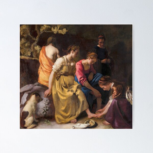 Item preview, johannes vermeer famous painting designed and sold by marti-oryo.