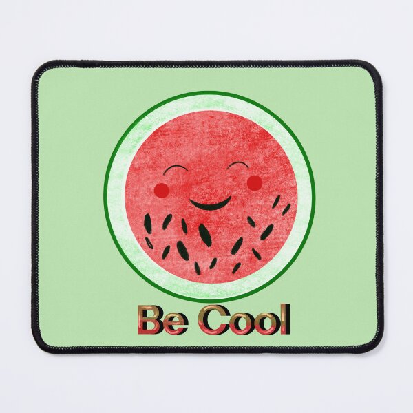 Item preview, Be Cool Round Cut Watermelon kawaii designed and sold by altairaleon.