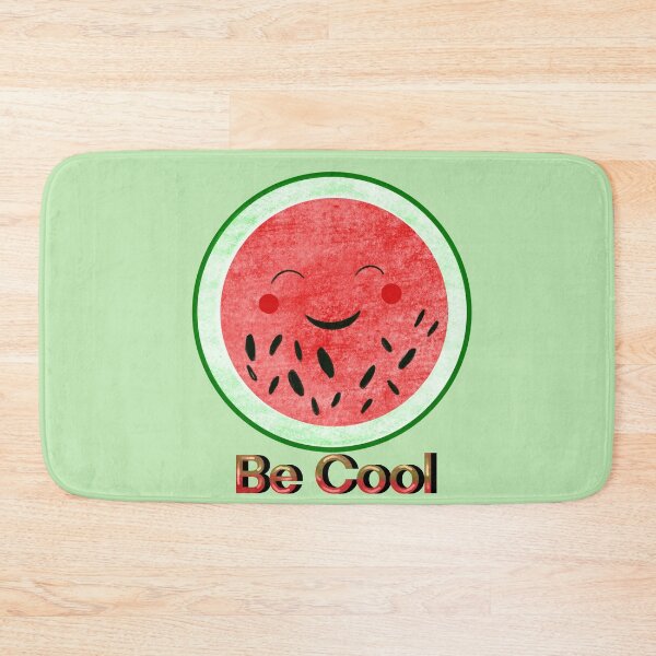 Item preview, Be Cool Round Cut Watermelon kawaii  designed and sold by altairaleon.