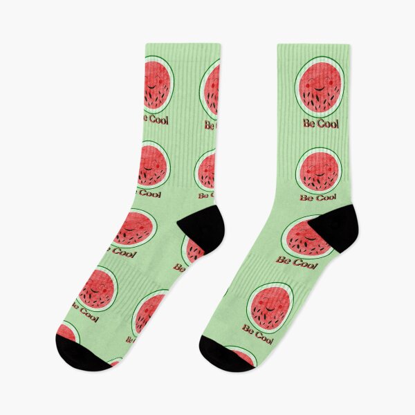 Item preview, Be Cool Round Cut Watermelon kawaii  designed and sold by altairaleon.