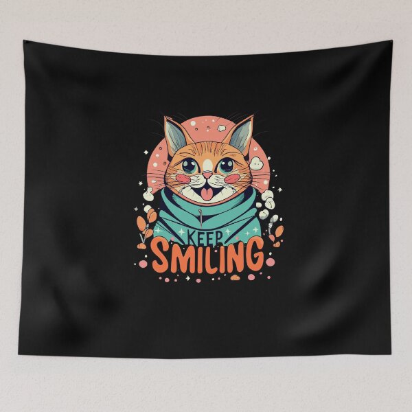 Item preview, Smiling Happy Cat  designed and sold by PetSafari.