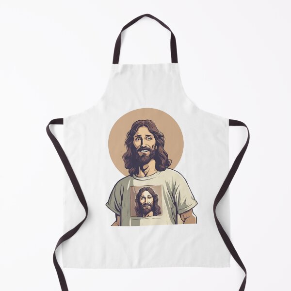 Item preview, Funny Jesus Wearing a Shirt of Jesus Meta Christian designed and sold by MKCollabs.