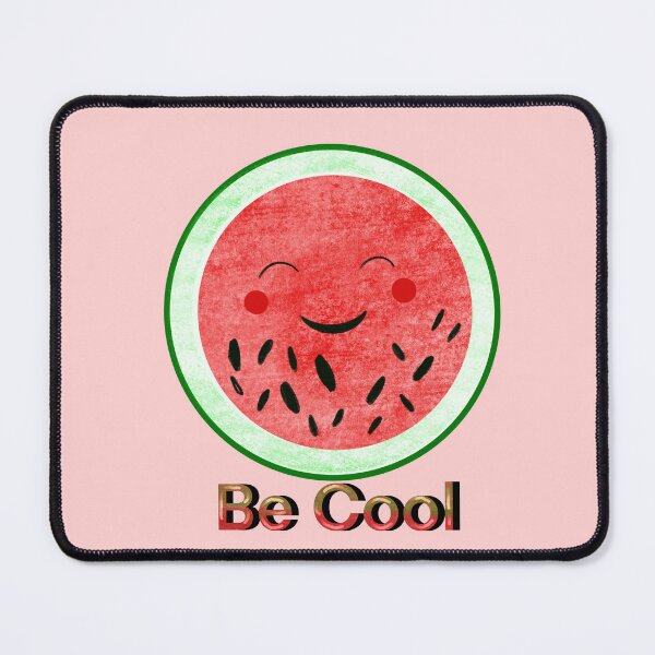 Item preview, Be Cool Round Cut Watermelon kawaii designed and sold by altairaleon.